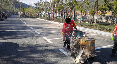 停车场道路划线施工有哪些要求？