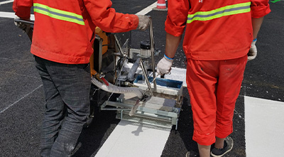 美恩标线详解：刮涂型双组份道路划线有哪些施工要点？