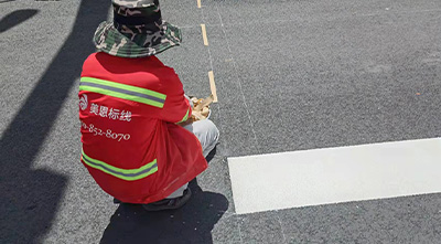 道路划线之冬季如何进行热熔标线施工？