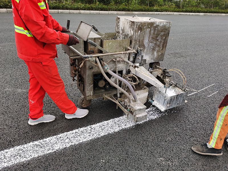 道路划线施工