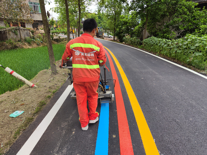 南充道路划线