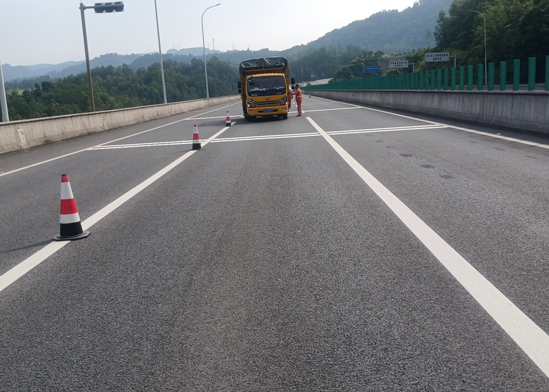 广元道路划线