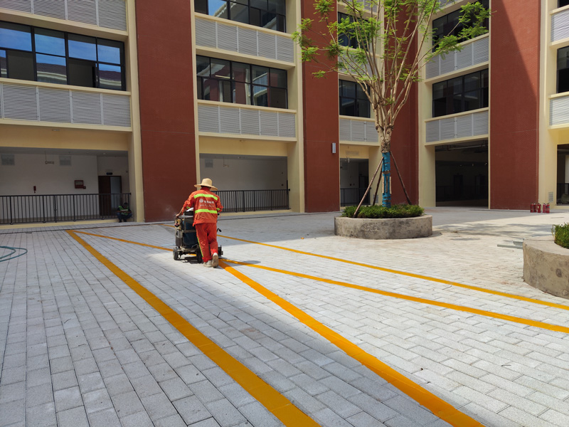 南充道路划线